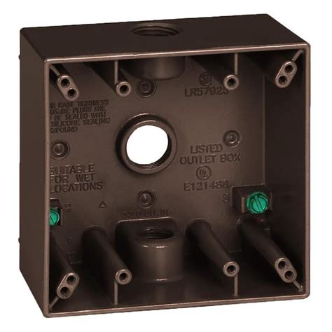 bronze electrical box shallow|Amazon.com: Bronze Weatherproof Box.